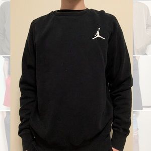 Men’s Black Jordan Crewneck size L